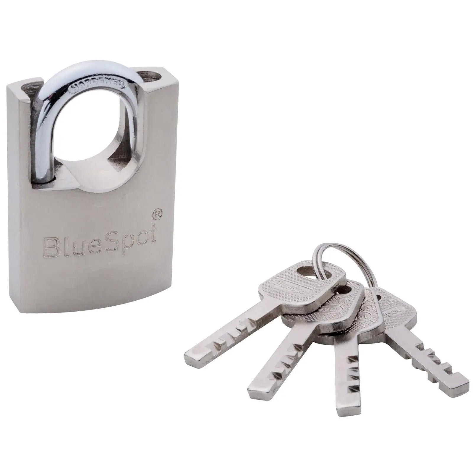 BlueSpot Shrouded Satin Finish Padlock 50mm