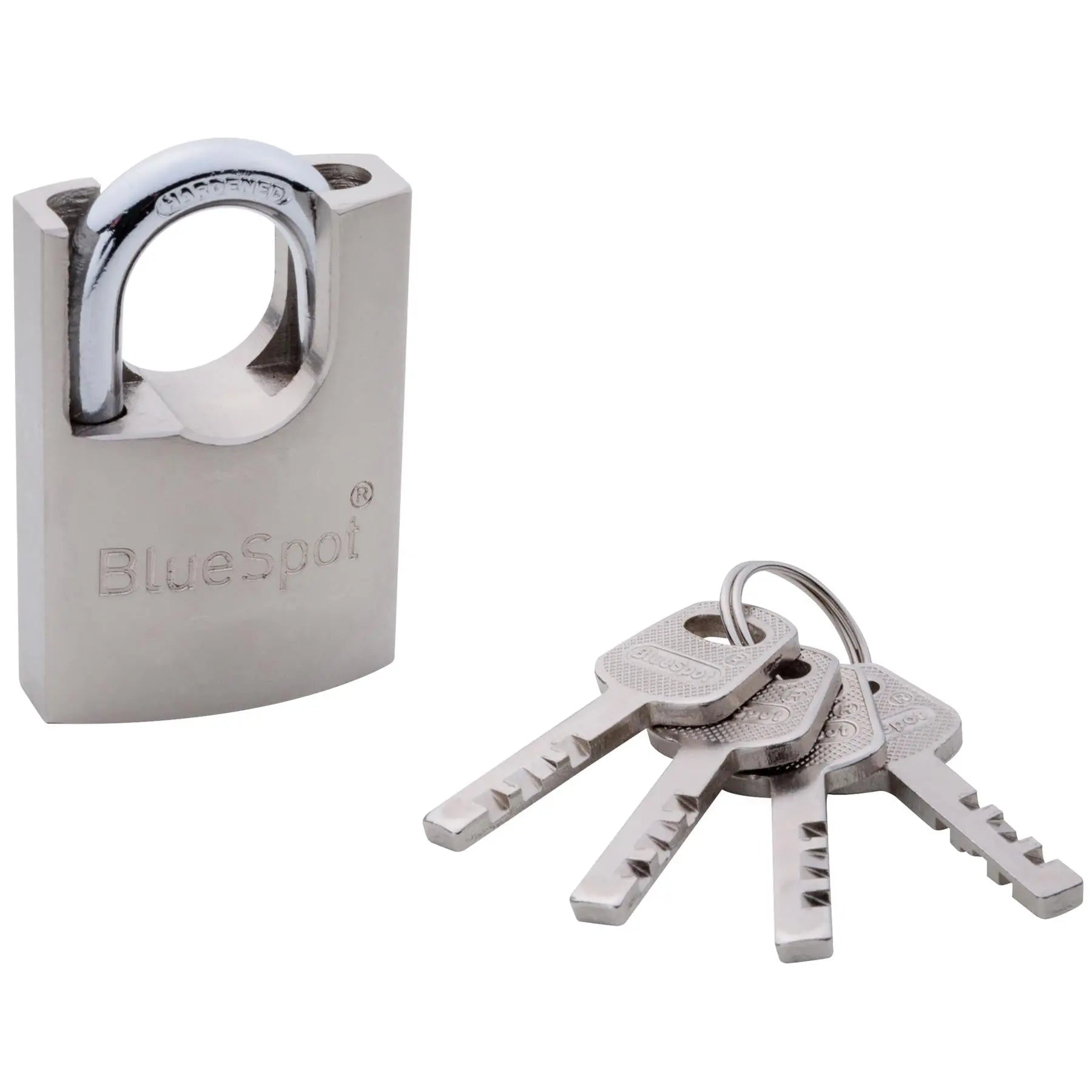 BlueSpot Shrouded Satin Finish Padlock 60mm