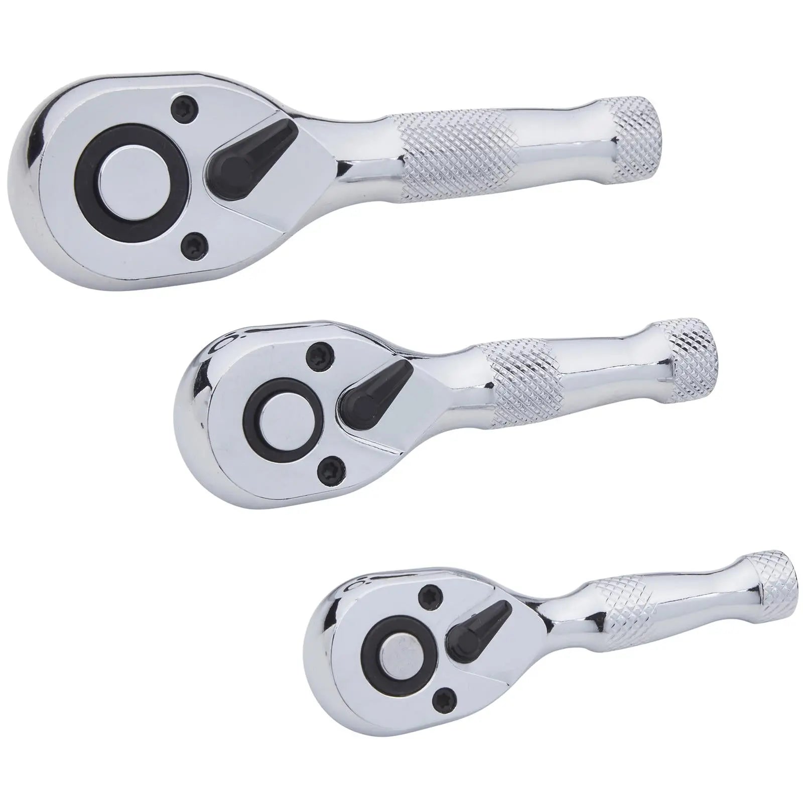 BlueSpot Stubby Ratchet Set In EVA Foam 3 Piece 1/4" 3/8" 1/2" Drive