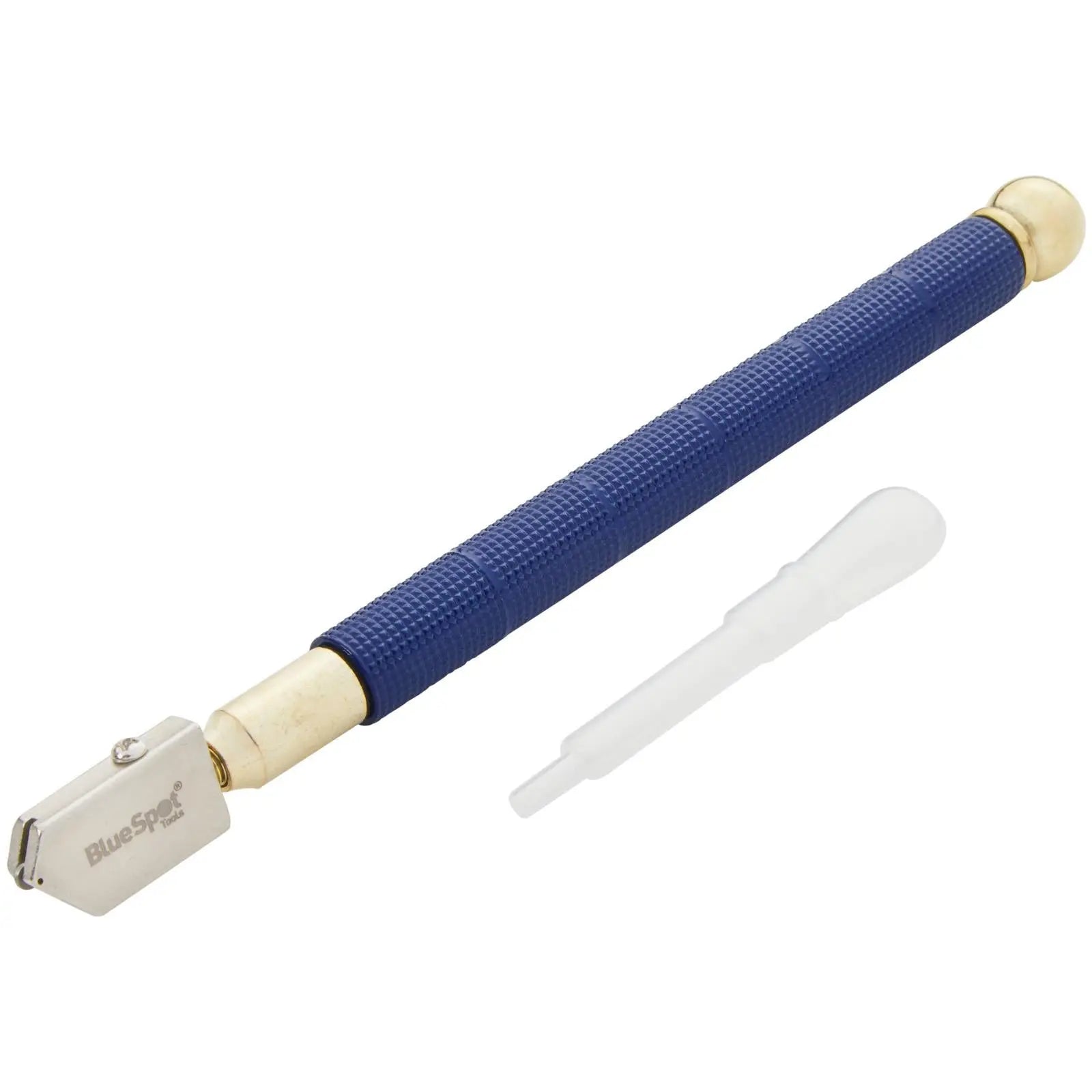 BlueSpot Tile and Glass Cutter with Lubricating Oil Reservoir 175mm for 6-12mm Glass White Rose Tools