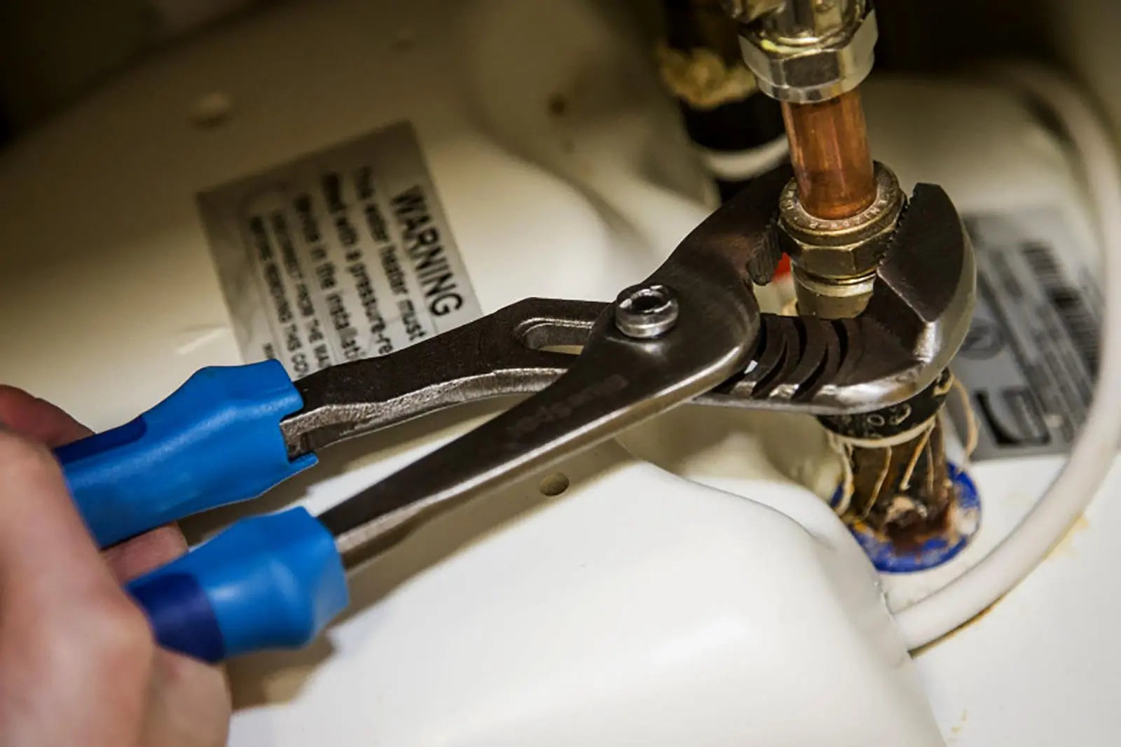 BlueSpot Water Pump Pliers Groove Joint  250mm 10" 32mm Jaw Capacity