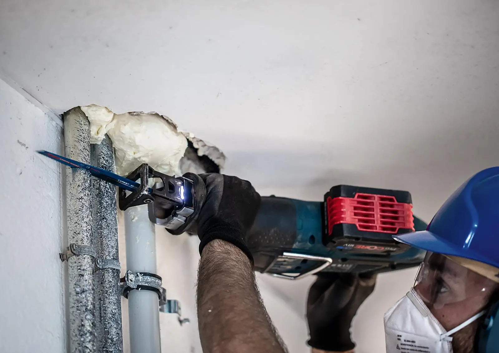 Bosch EXPERT Reciprocating Saw Blade Multi Material 225mm 9" S1156XHM 1 Pack White Rose Tools