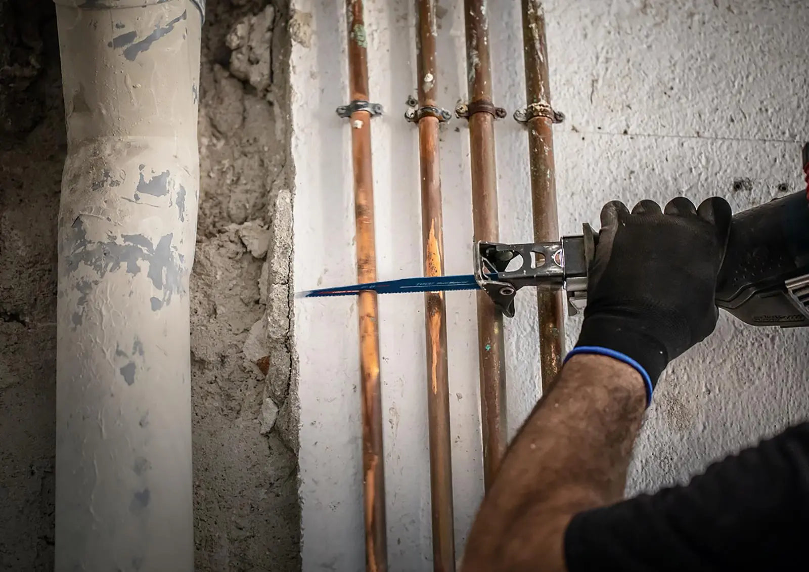 Bosch EXPERT Reciprocating Saw Blade Multi Material 225mm 9" S1156XHM 1 Pack White Rose Tools