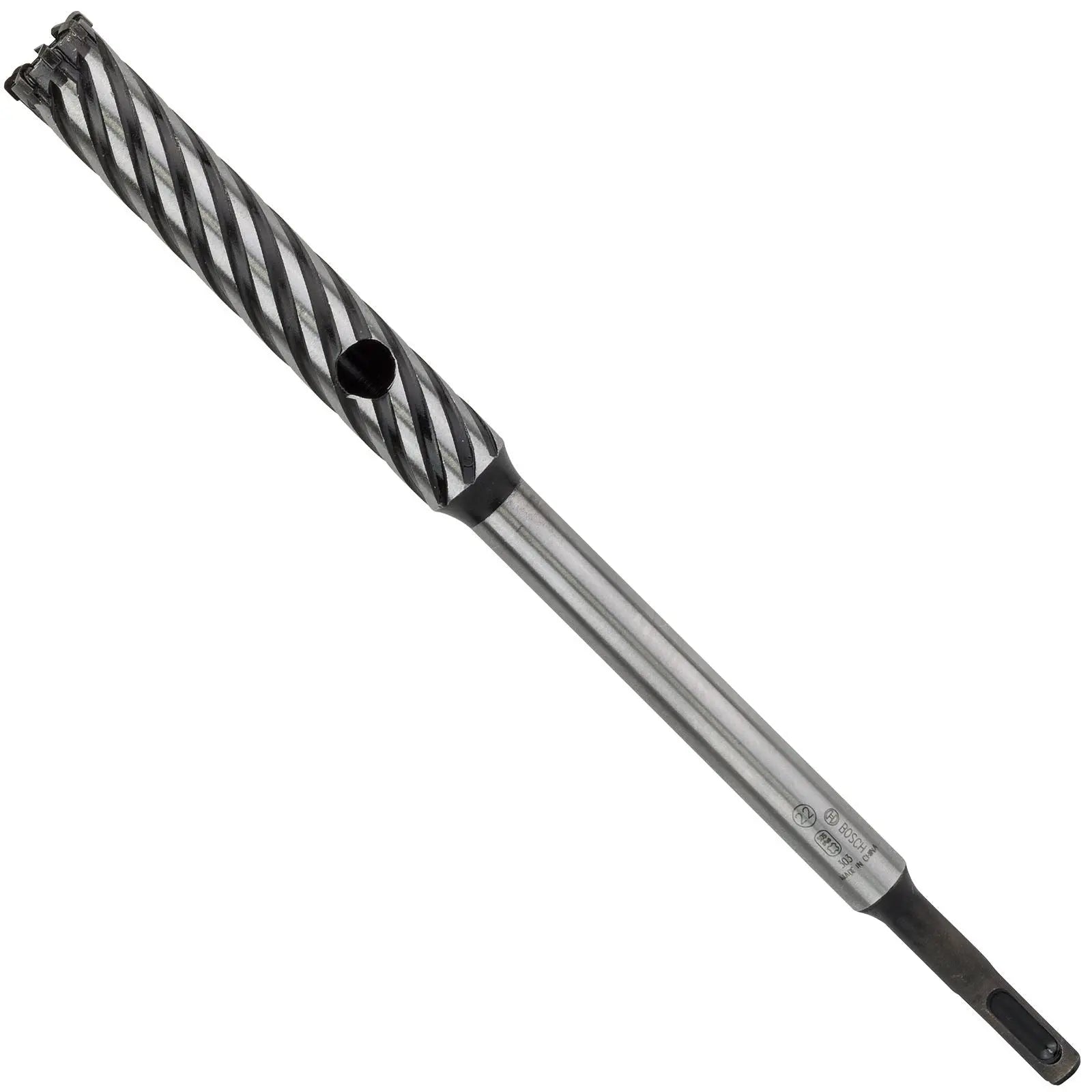 Bosch Rebar Cutter Drill Bit 4 Cutter SDS Plus 9 Reinforced Concrete 300mm 16-32mm (WL:120mm)  White Rose Tools