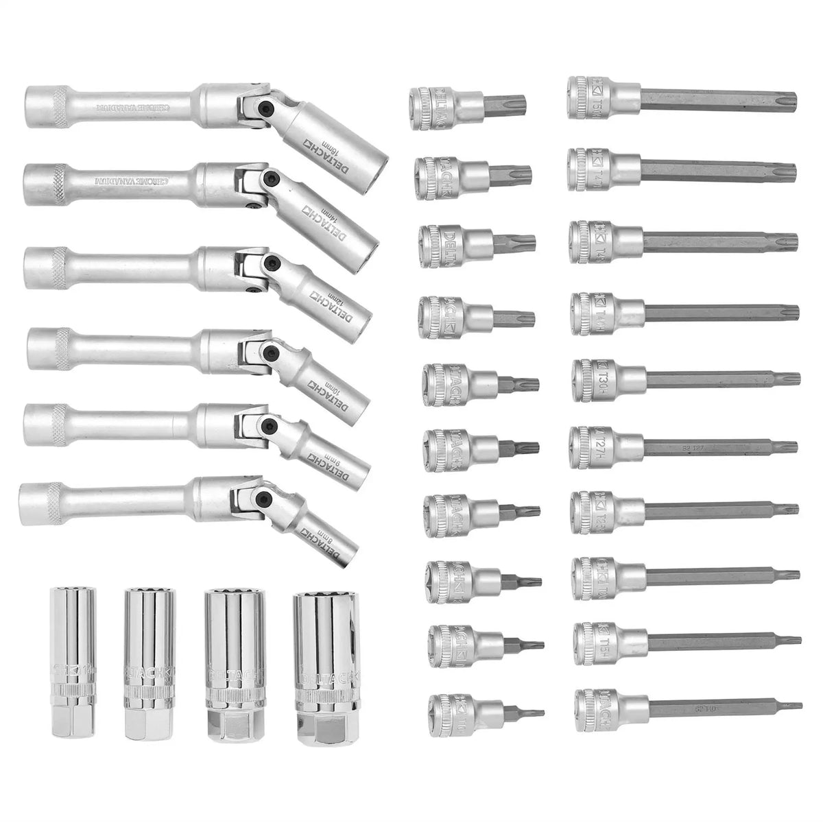 Bunker Spark and Glow Plug Set in EVA Foam Inlay 3/8" (20 Piece) 29713 White Rose Tools