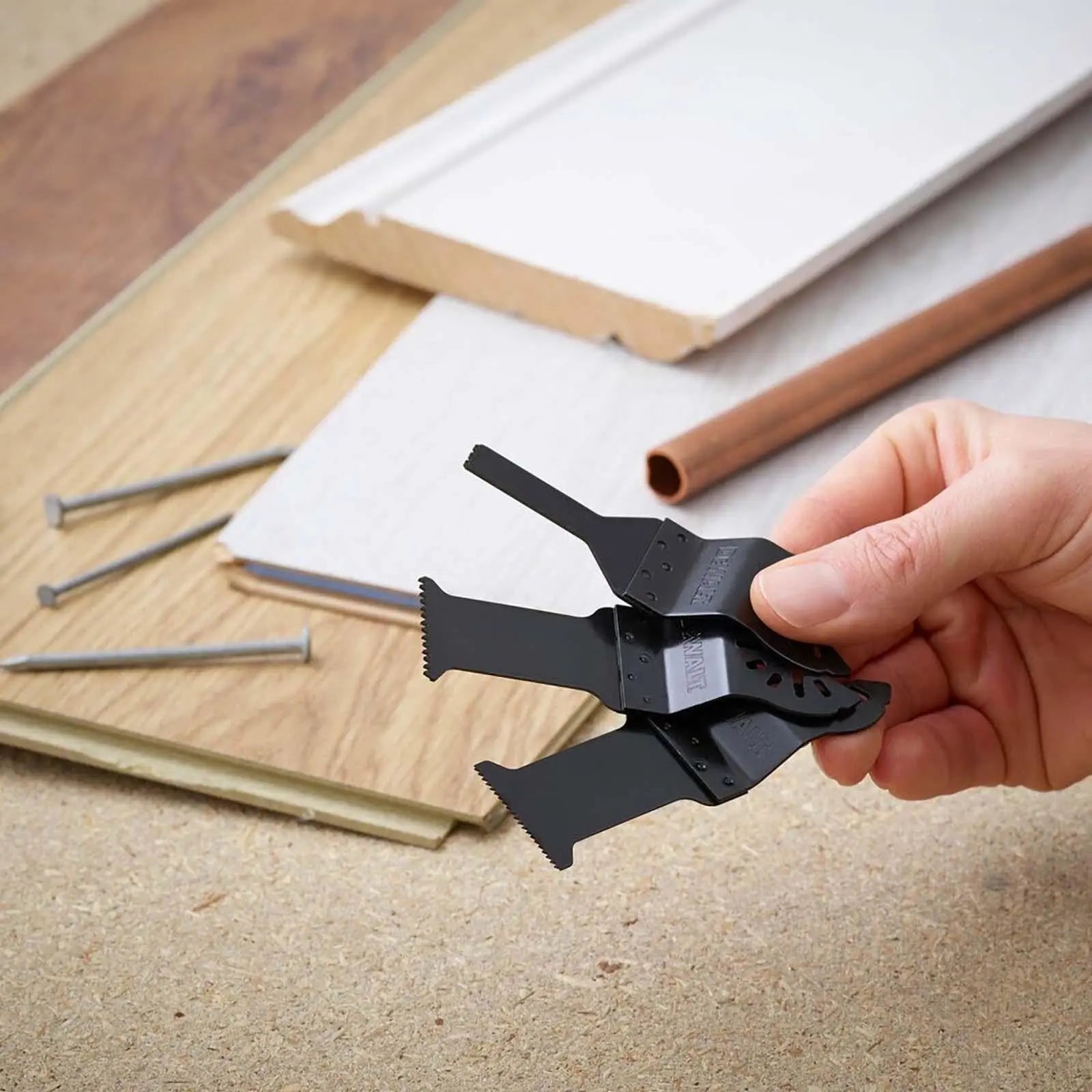 DeWalt Multi-Tool Saw Blade Set Oscillating Cutting Wood Nails Accessory 3pc DT20713  White Rose Tools