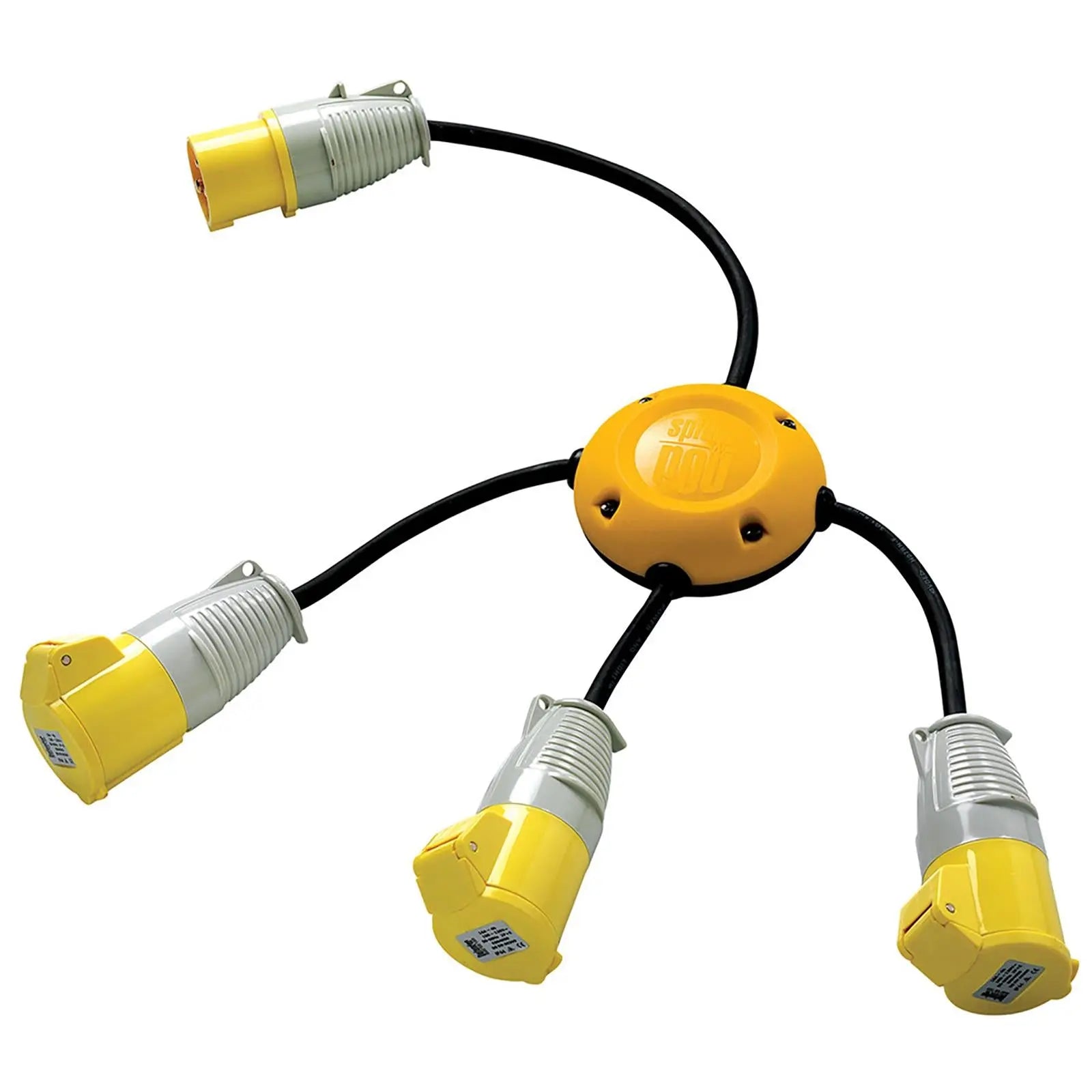 Defender Spider Pod Power Splitter 3 Way 110V 16A