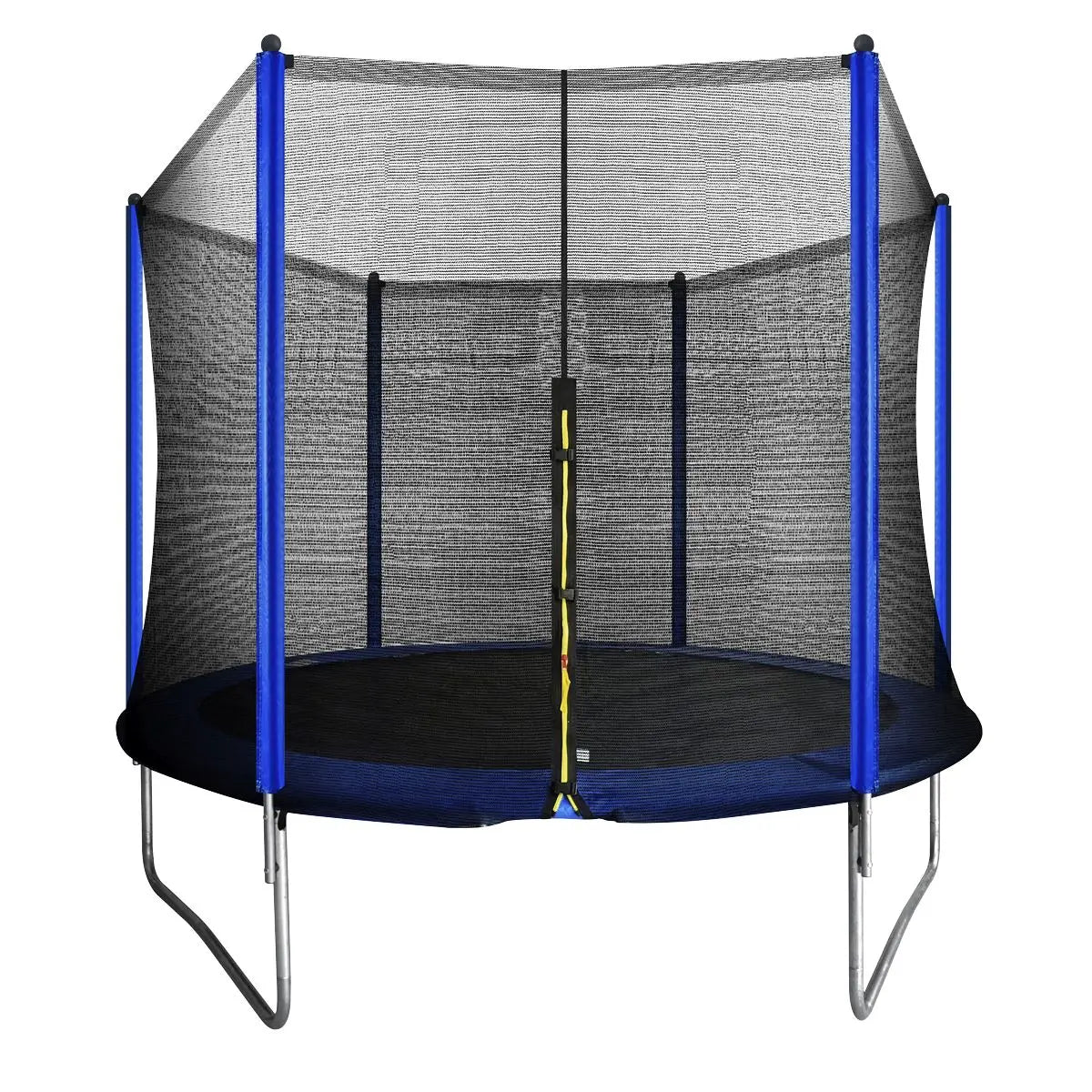 Dellonda 10ft Heavy-Duty Outdoor Trampoline with Safety Enclosure Net  White Rose Tools