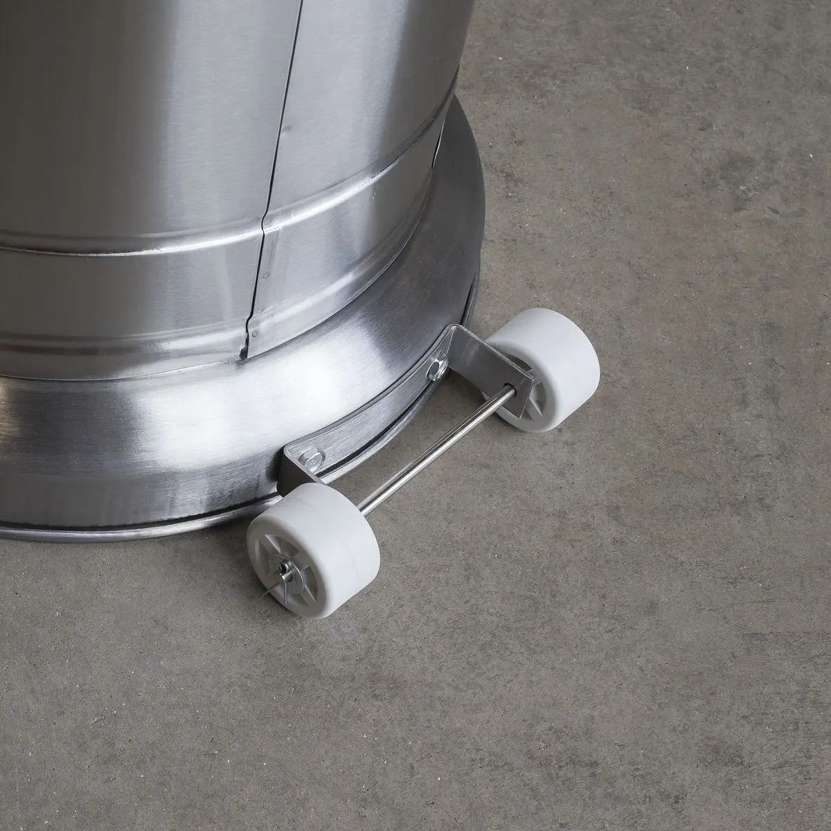 Dellonda 13kW Stainless Steel Commercial Gas Outdoor Garden Patio Heater, Wheels  White Rose Tools