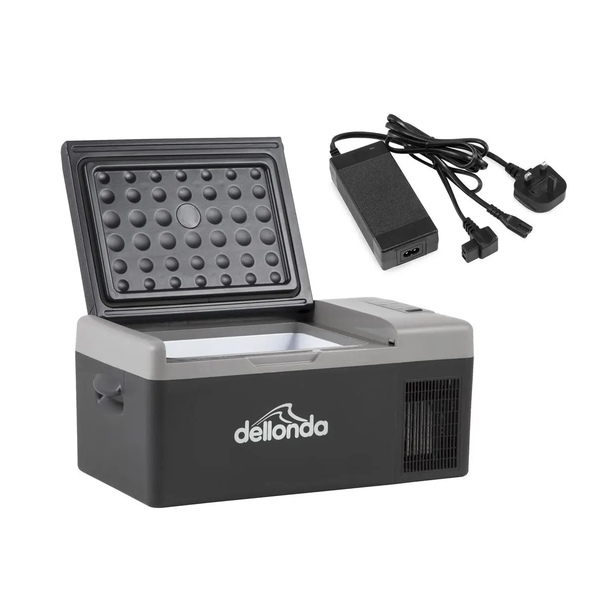 Dellonda 15L Portable Car Fridge, Freezer, Cool Box, 12/24/230V Compressor White Rose Tools