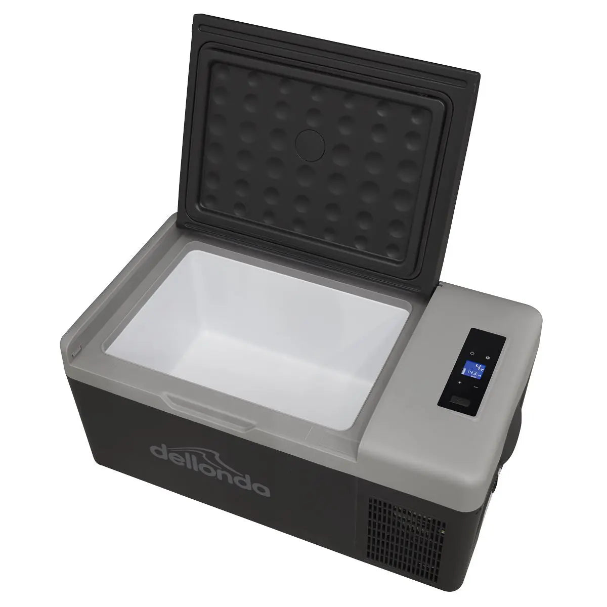 Dellonda 15L Portable Car Fridge, Freezer, Cool Box, 12/24/230V Compressor  White Rose Tools