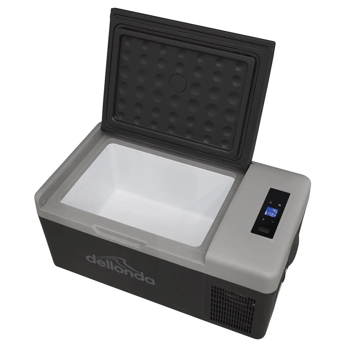 Dellonda 15L Portable Compressor Car Fridge Electric Camping Cool Box 12/24V White Rose Tools