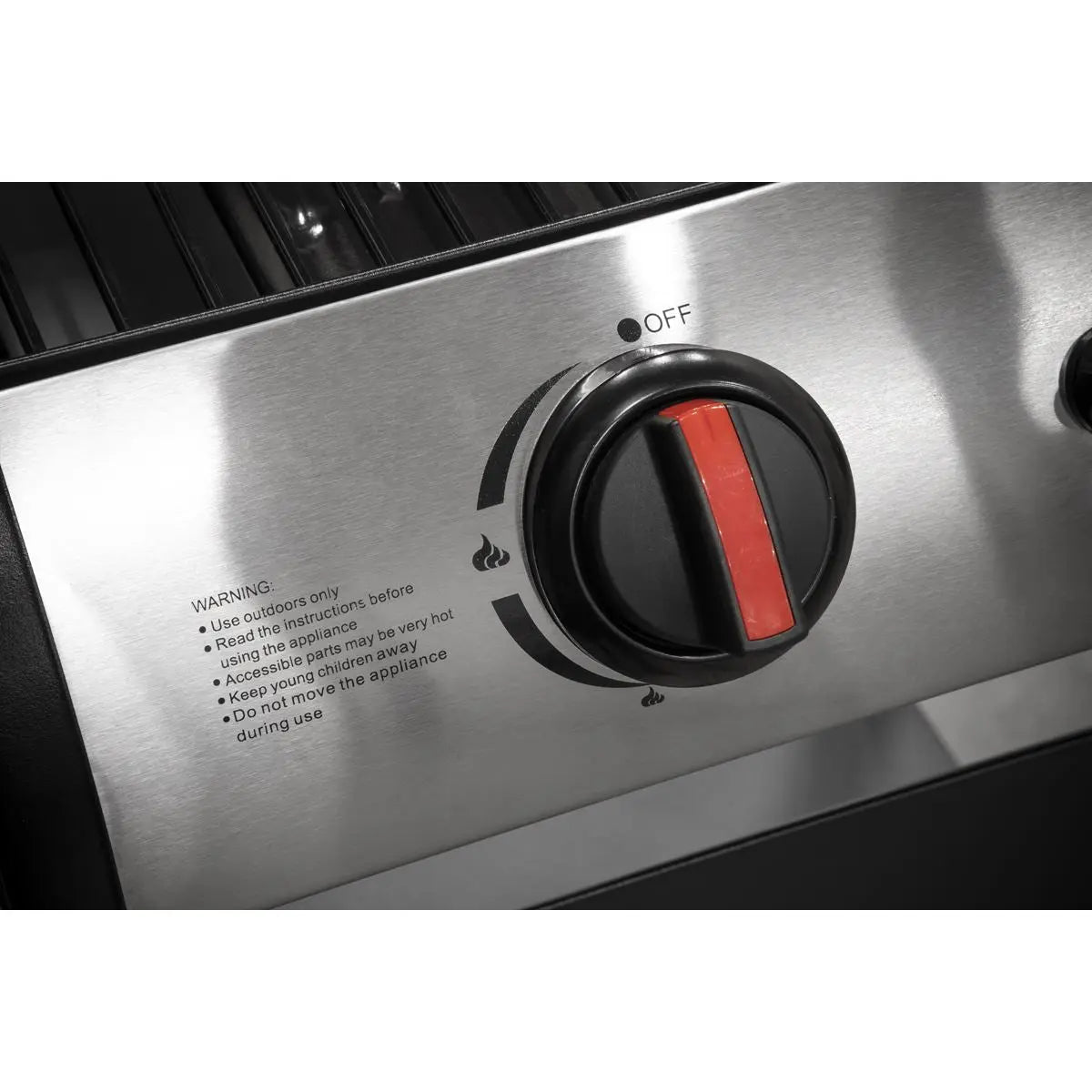 Dellonda 2 Burner Gas BBQ Grill with Ignition & Thermometer - Black/Stainless Steel White Rose Tools