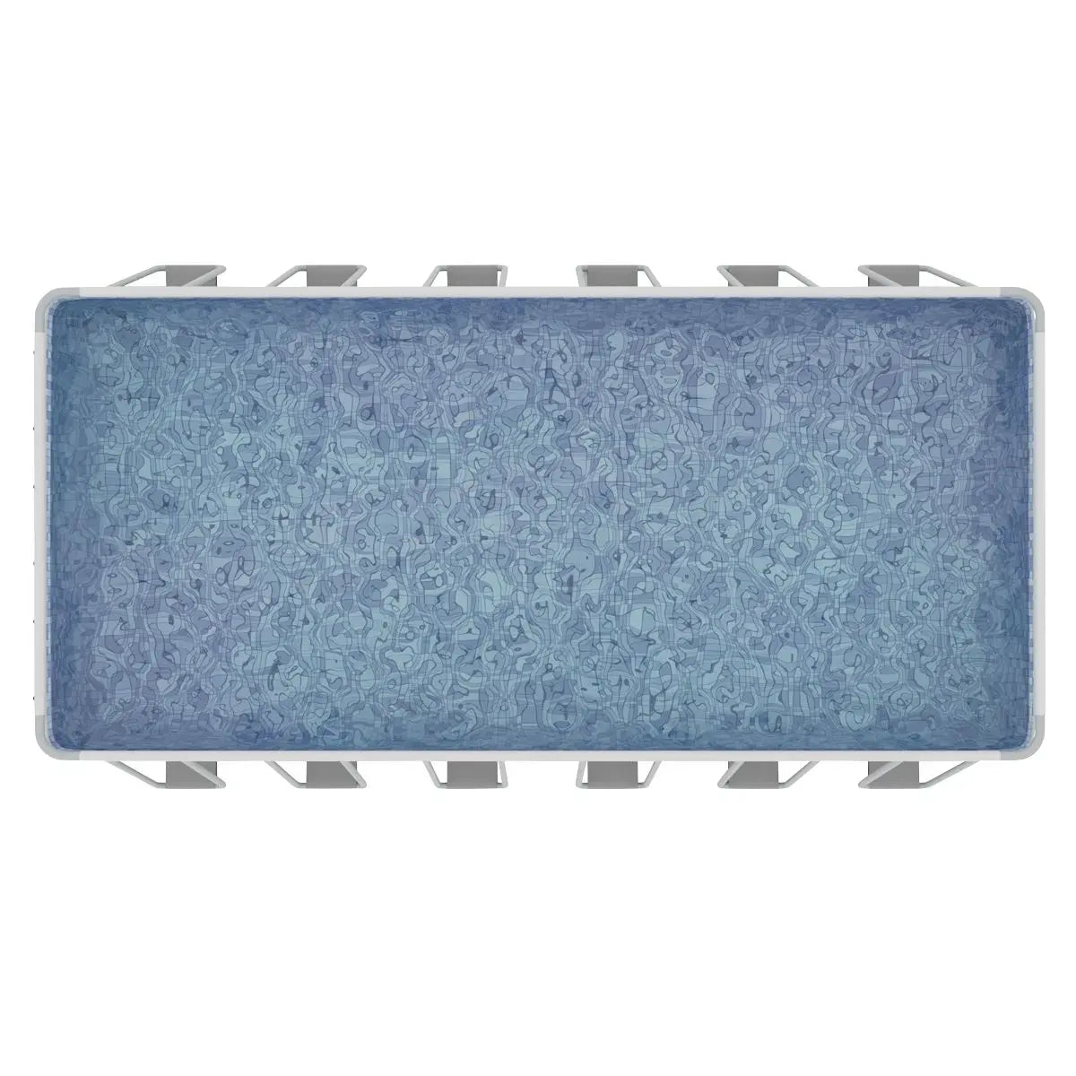 Dellonda 25ft Deluxe Steel Frame Swimming Pool with Step Ladder, Ground Covers and Filter Pump  White Rose Tools