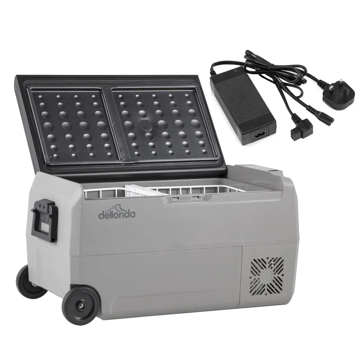 Dellonda 36L Portable Car Fridge, Freezer, 12/24/230V Dual Zone Compressor  White Rose Tools