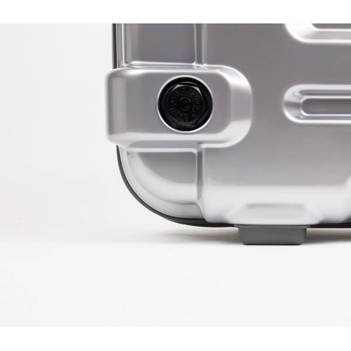 Dellonda 3pc Lightweight ABS Luggage Set - 20", 24", 28" - Silver - DL9 White Rose Tools