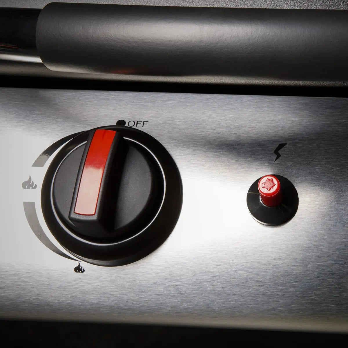 Dellonda 4 Burner Gas BBQ Grill, Ignition, Thermometer, Black/Stainless Steel  White Rose Tools