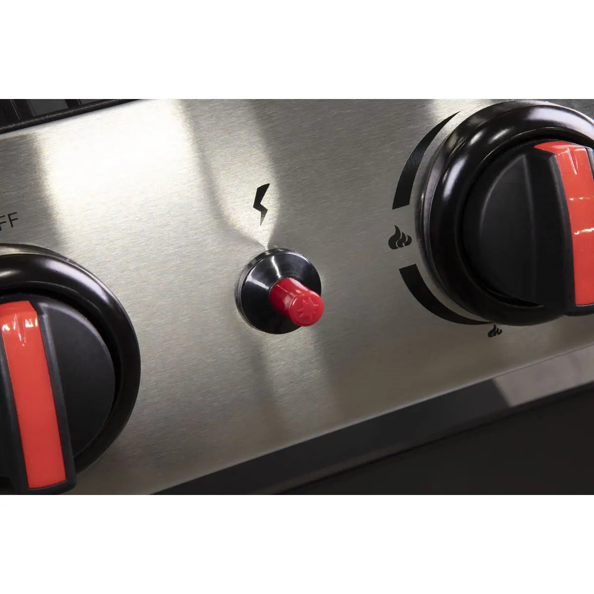 Dellonda 4 Burner Gas BBQ Grill, Ignition, Thermometer, Black/Stainless Steel  White Rose Tools