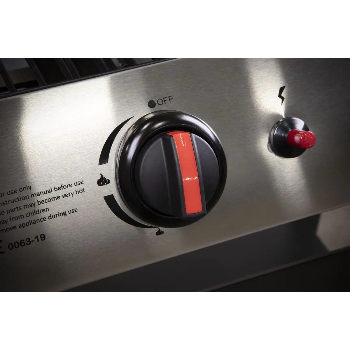 Dellonda 4 Burner Gas BBQ Grill, Ignition, Thermometer, Black/Stainless Steel  White Rose Tools