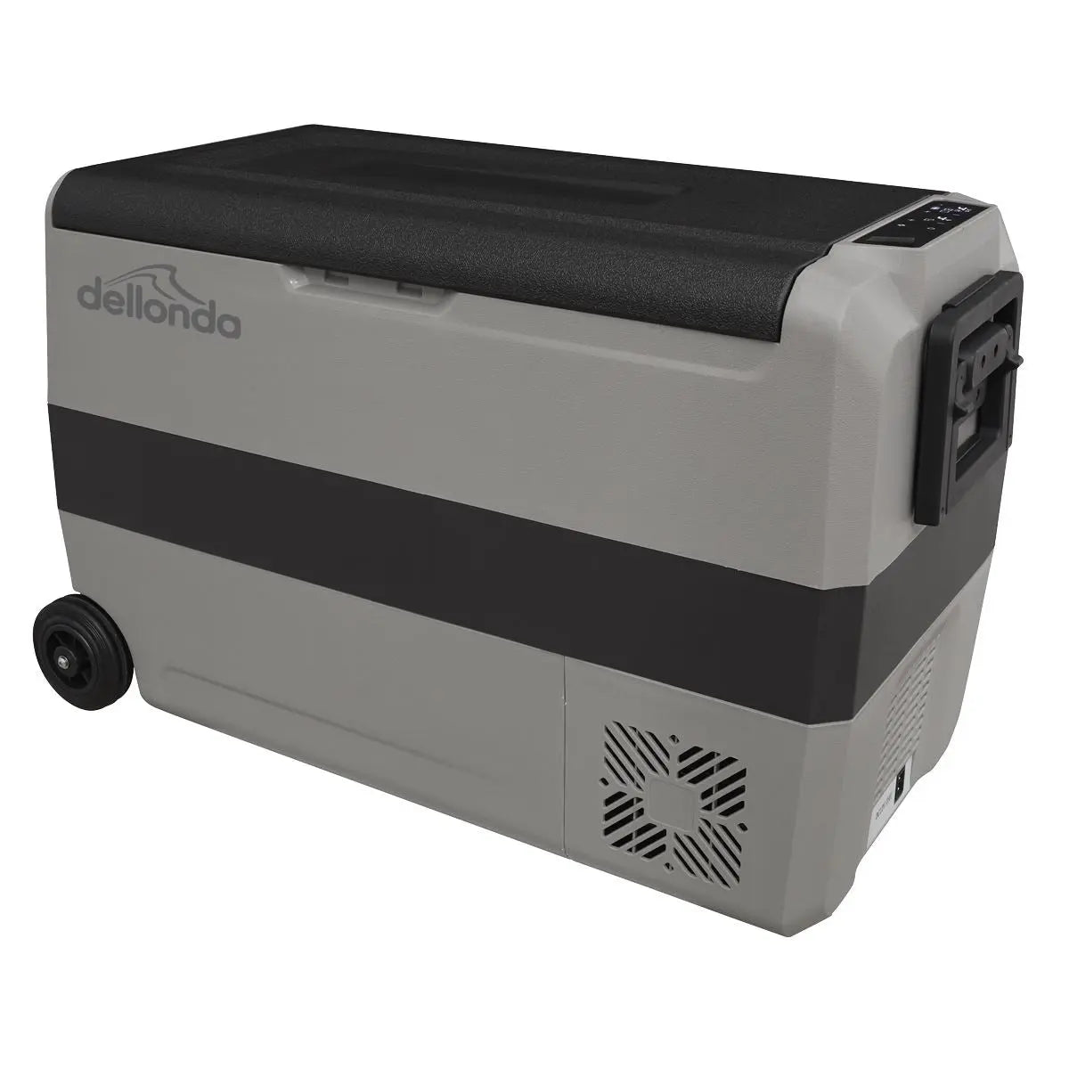 Dellonda 50L Portable Car Fridge, Freezer, 12/24/230V Dual Zone Compressor  White Rose Tools