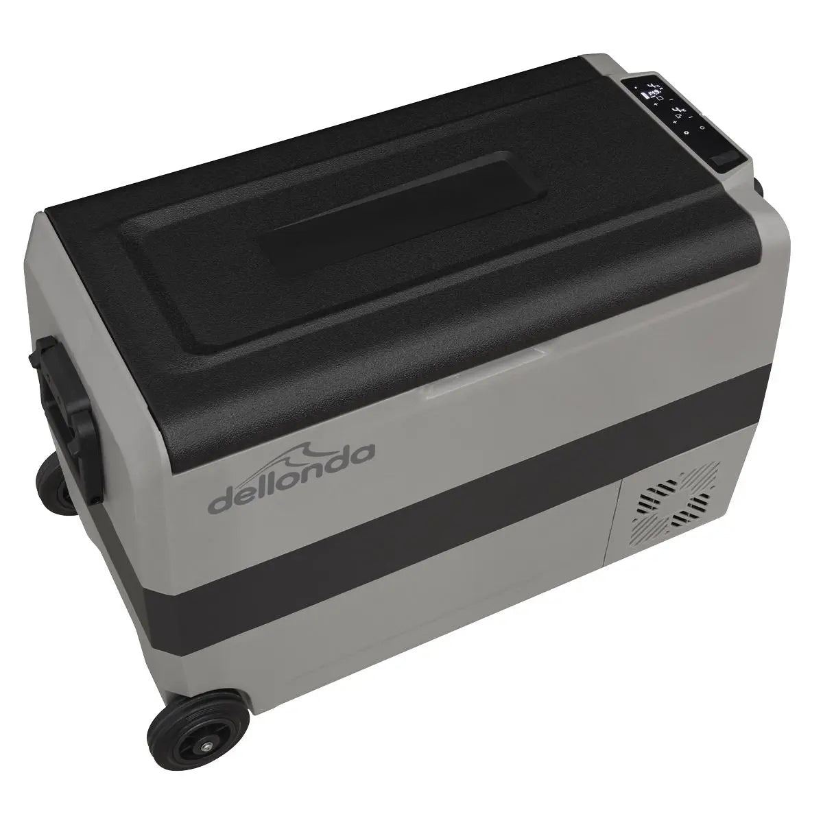 Dellonda 50L Portable Dual Zone Compressor Car Camping Fridge/Freezer 12/24V  White Rose Tools