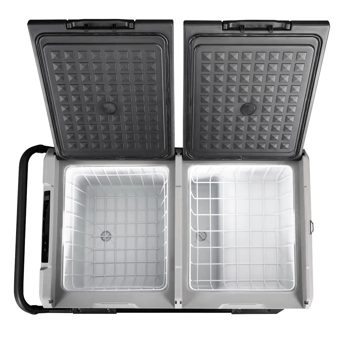 Dellonda 75L Portable Dual Zone Compressor Car Camping Fridge/Freezer 12/24V  White Rose Tools