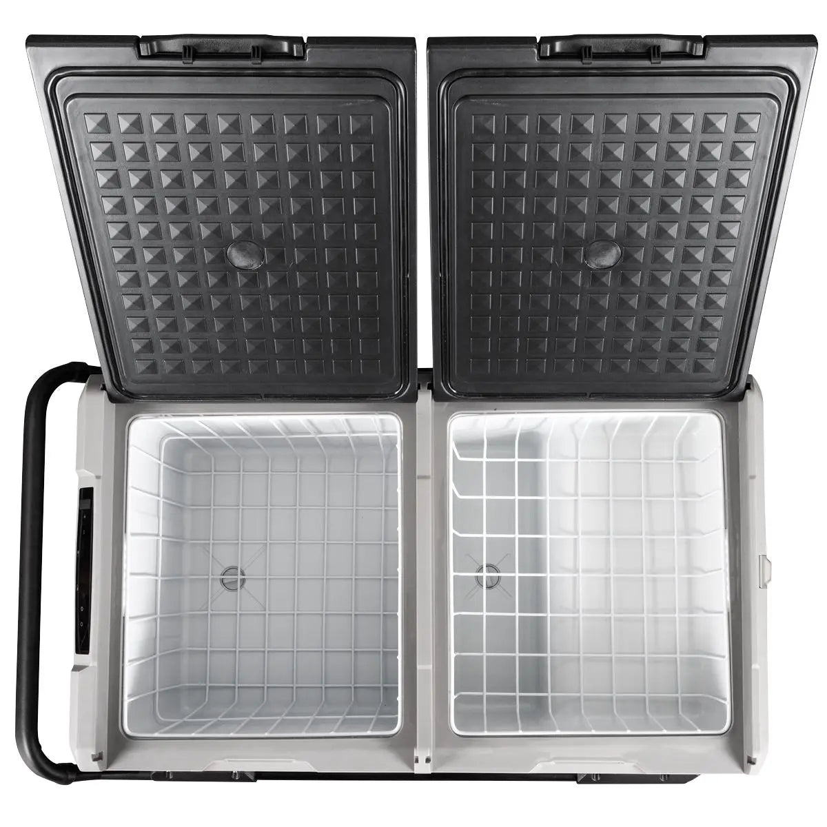 Dellonda 95L Portable Dual Zone Compressor Car Camping Fridge/Freezer 12/24V  White Rose Tools