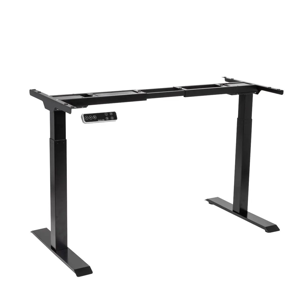 Dellonda Black Electric Adjustable Desk Frame, Digital Controls 100kg Heavy Duty White Rose Tools