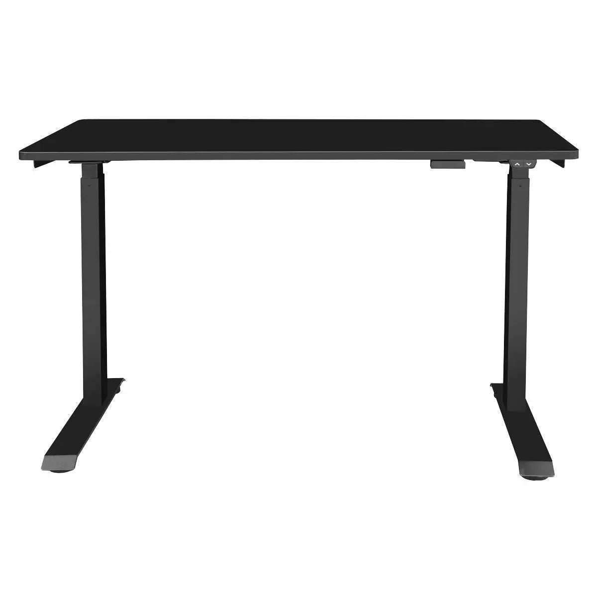 Dellonda Black Electric Adjustable Office Standing Desk, Quiet & Fast 1200x600mm White Rose Tools