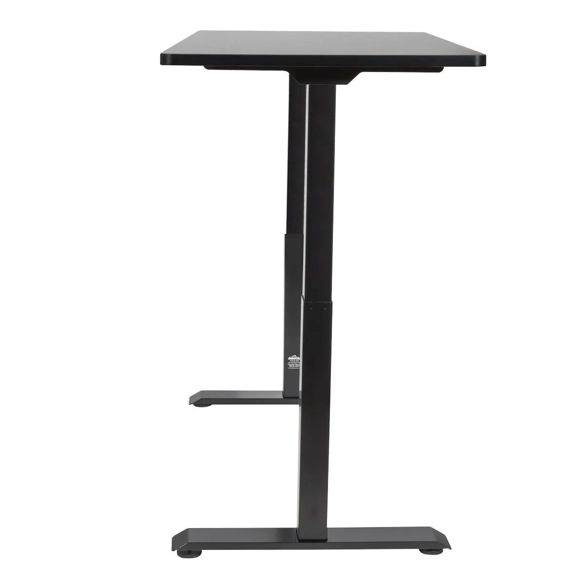 Dellonda Black Electric Height Adjustable Standing Desk, 1400 x 700mm Dual Motor 100kg White Rose Tools