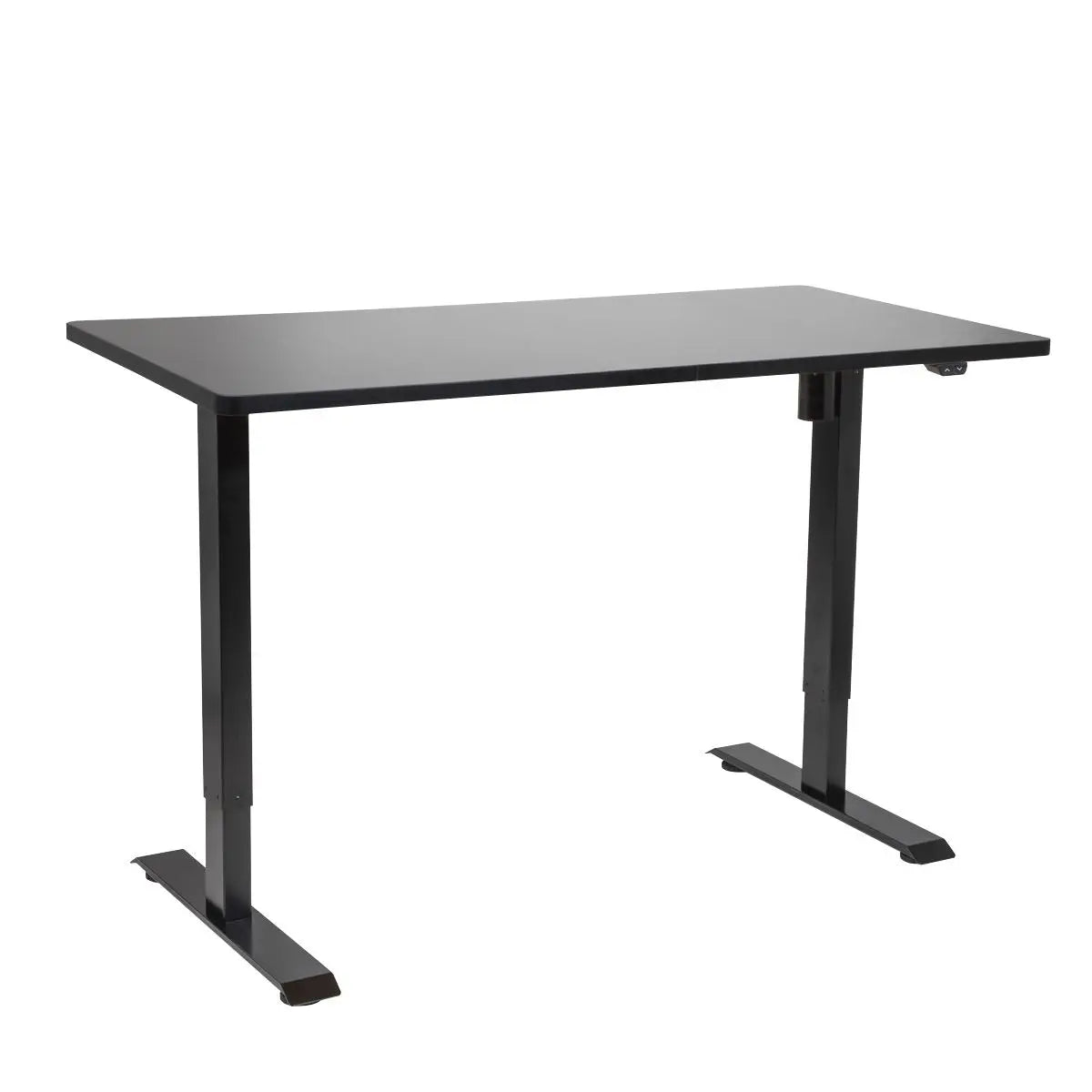 Dellonda Black Electric Height Adjustable Standing Desk, Quiet, Home Office, 1400x700mm White Rose Tools