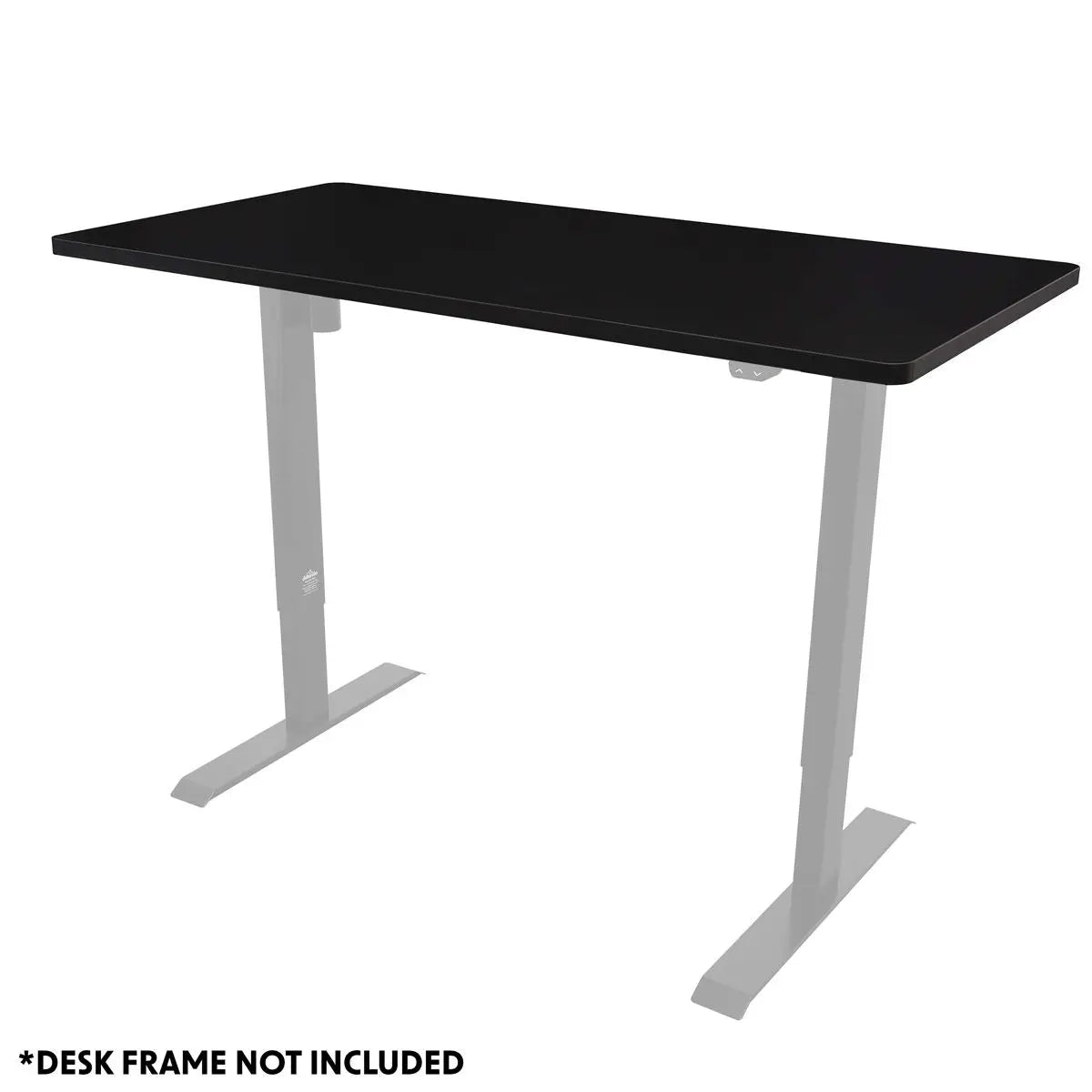 Dellonda Black Rectangular Desktop 1400 x 700mm, 1" Thickness - DH21 White Rose Tools