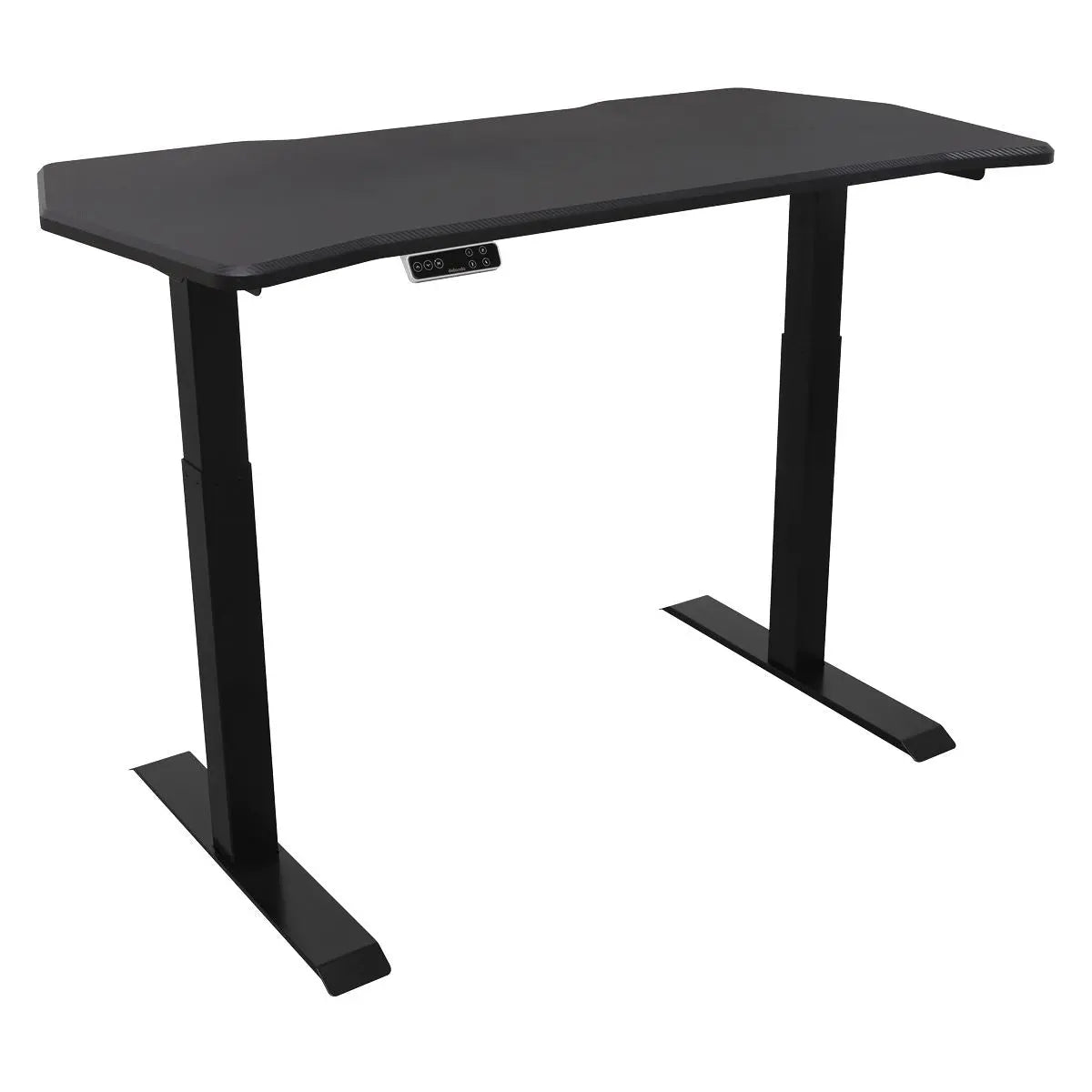 Dellonda Carbon Electric Height Adjustable Standing Desk, 1400 x 700mm Dual Motor 100kg White Rose Tools