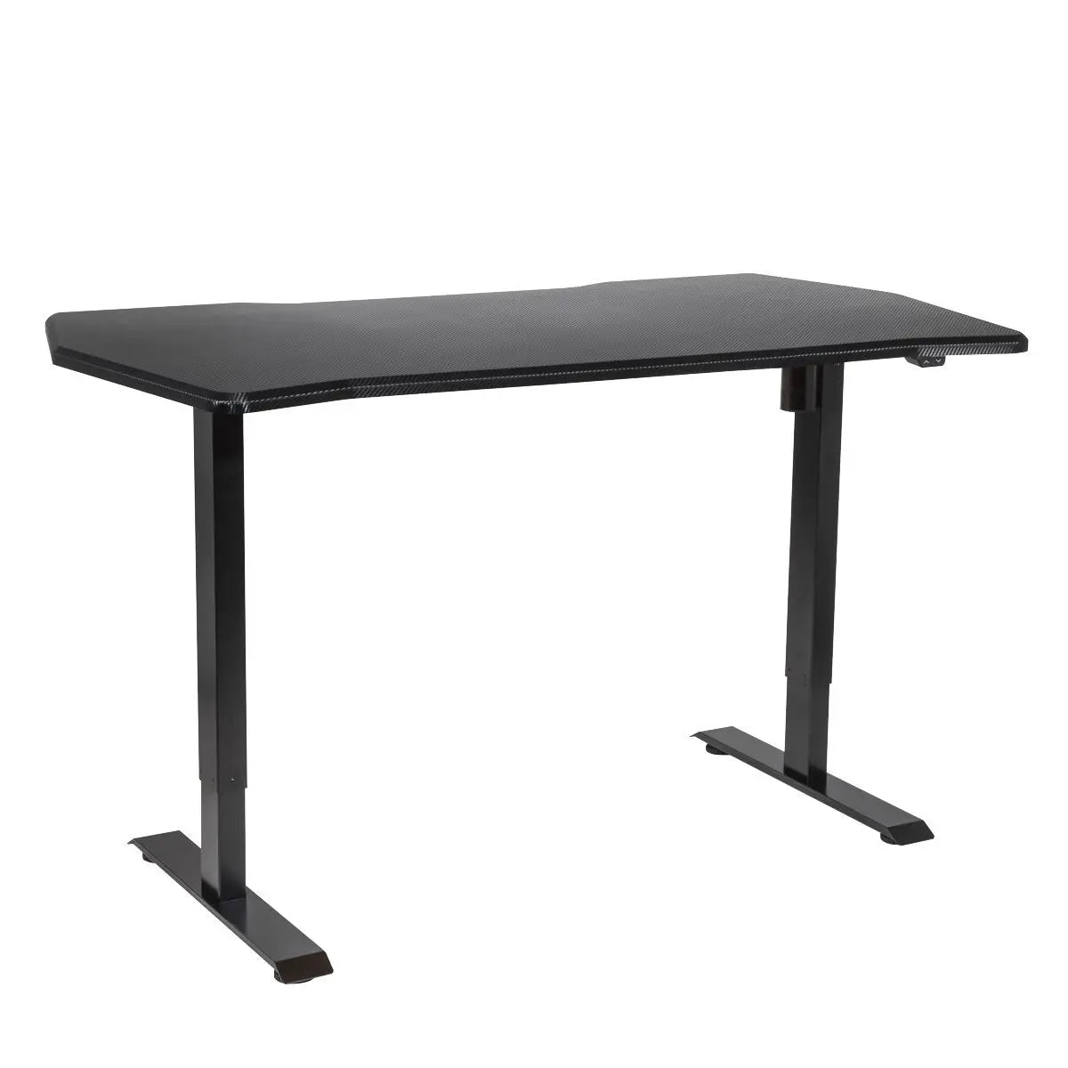Dellonda Carbon Electric Height Adjustable Standing Desk, Quiet, 1400 x 700mm White Rose Tools