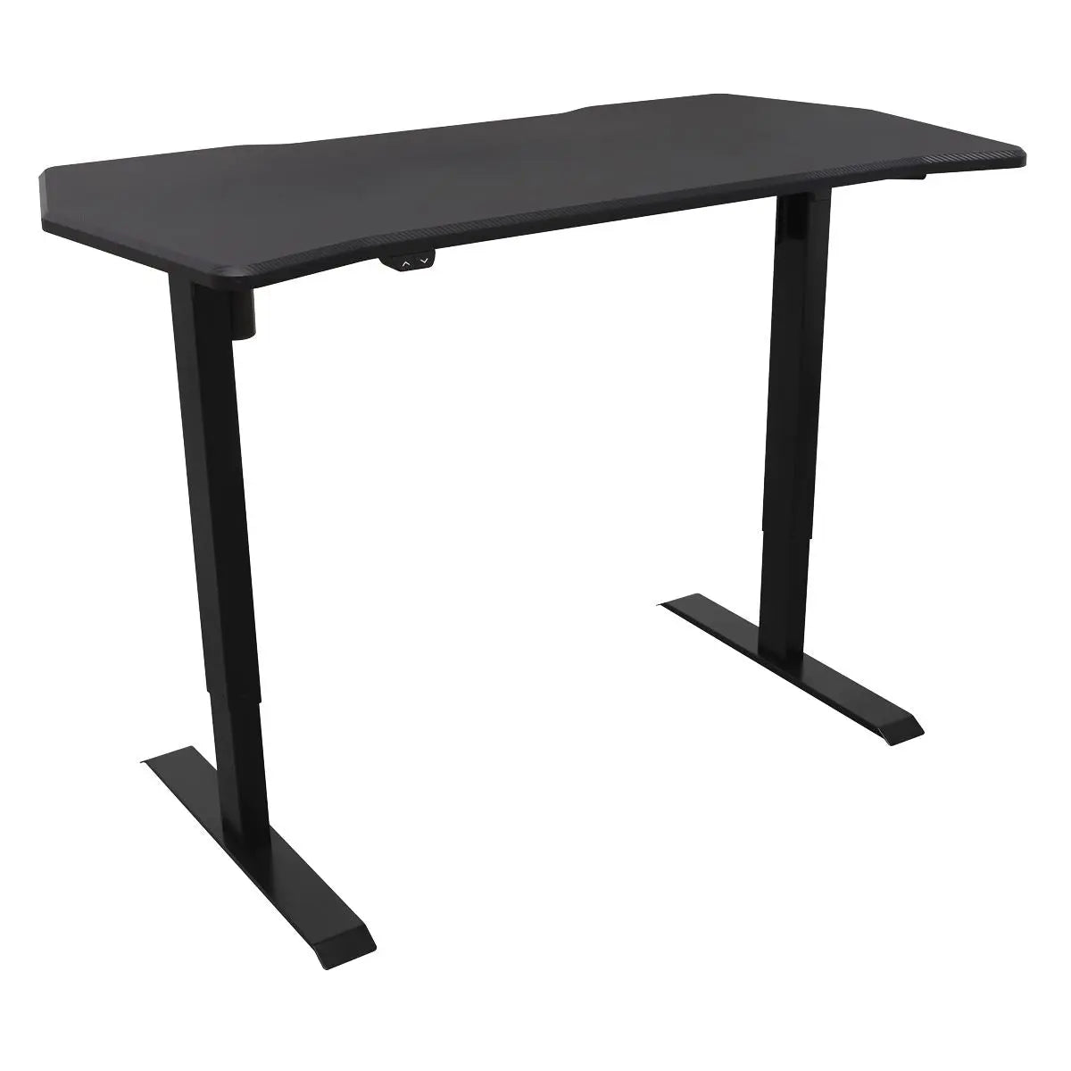 Dellonda Carbon Electric Height Adjustable Standing Desk, Quiet, 1400 x 700mm White Rose Tools