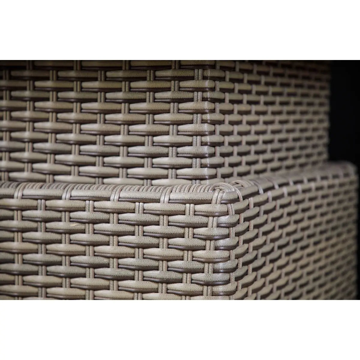 Dellonda Chester Rattan Wicker Adjustable Outdoor Dining Table, Brown  White Rose Tools