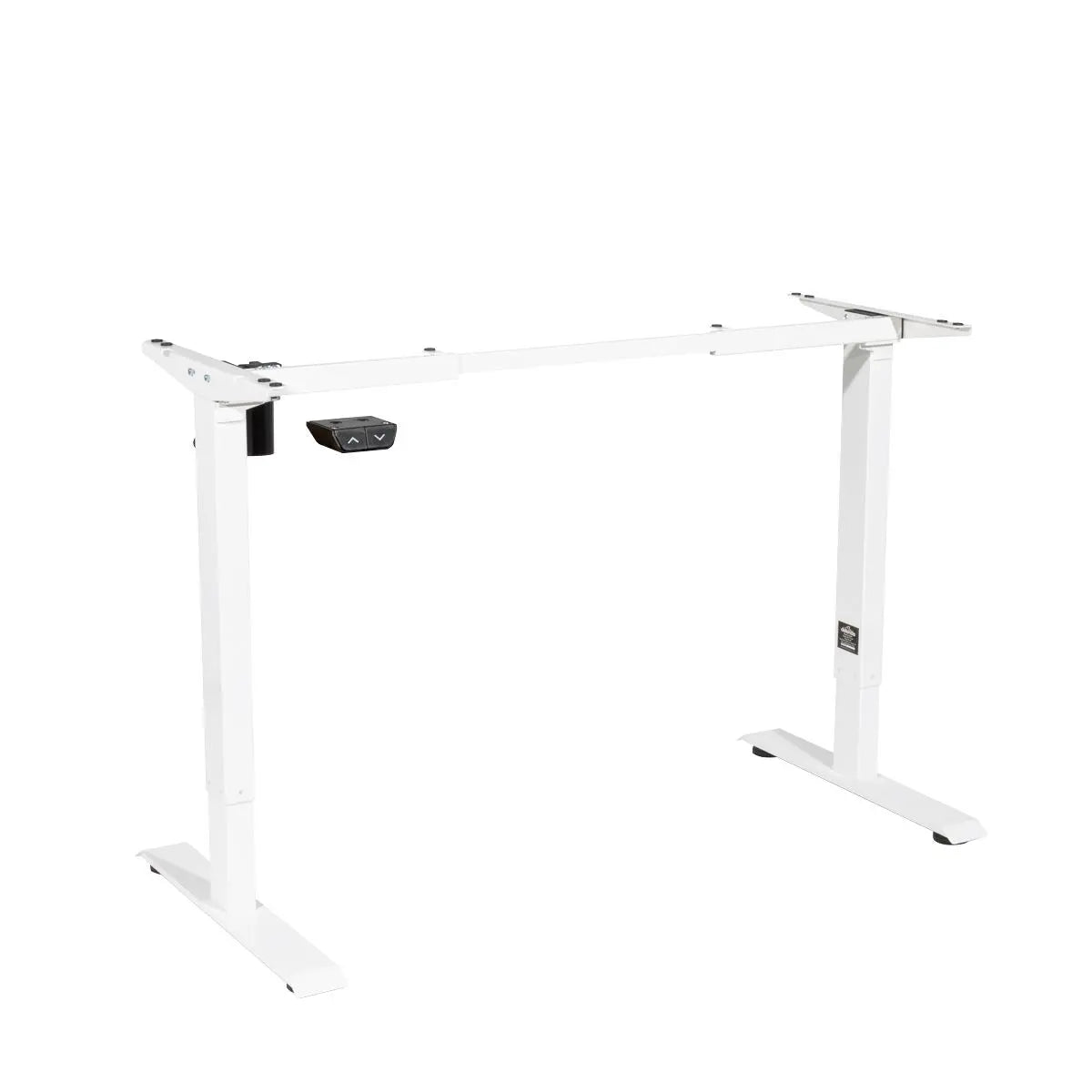 Dellonda Electric Adjustable Standing Desk Frame, 70kg Capacity, White, Quiet White Rose Tools