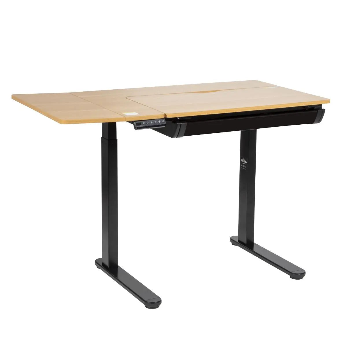 Dellonda Electric Standing Drafting Desk Ergonomic Drawing Sit/Stand Table 0-40° White Rose Tools