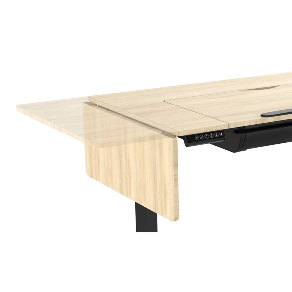 Dellonda Electric Standing Drafting Desk Ergonomic Drawing Sit/Stand Table 0-40° White Rose Tools