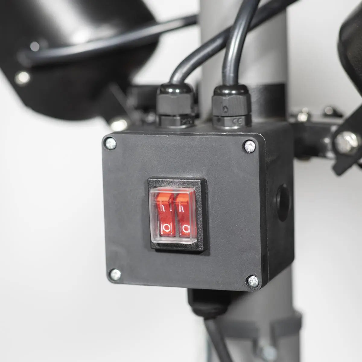 Dellonda Folding Parasol/Gazebo/Patio Outdoor Infrared Heater, Two Panels, Extra Long 5M Cable, 1600W White Rose Tools