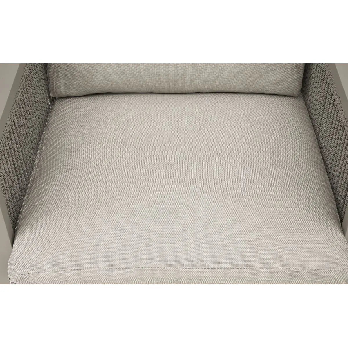 Dellonda Fusion Garden/Patio Dining Chair with Armrests, Set of 6, Light Grey - DG49 White Rose Tools