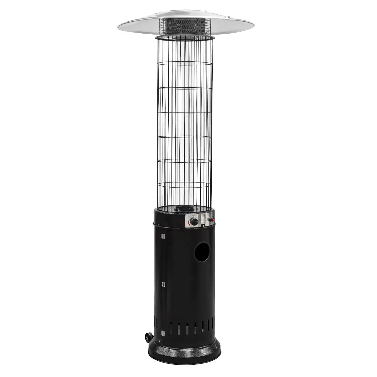 Dellonda Gas Patio Heater 13kW for Commercial & Domestic Use, Black White Rose Tools