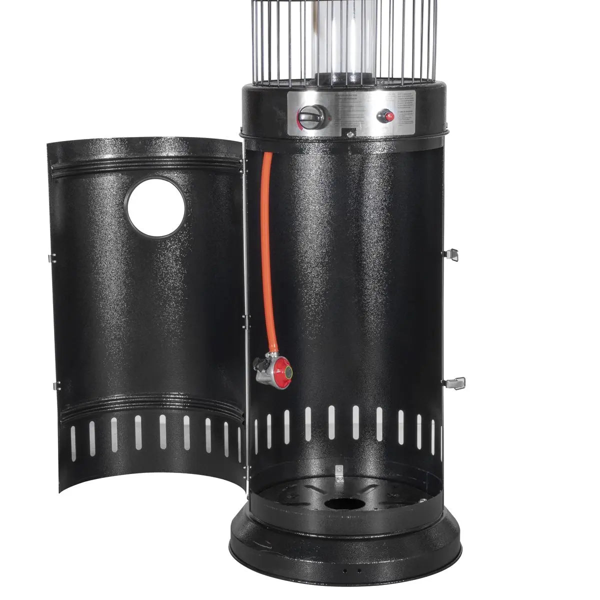 Dellonda Gas Patio Heater 13kW for Commercial & Domestic Use, Black White Rose Tools