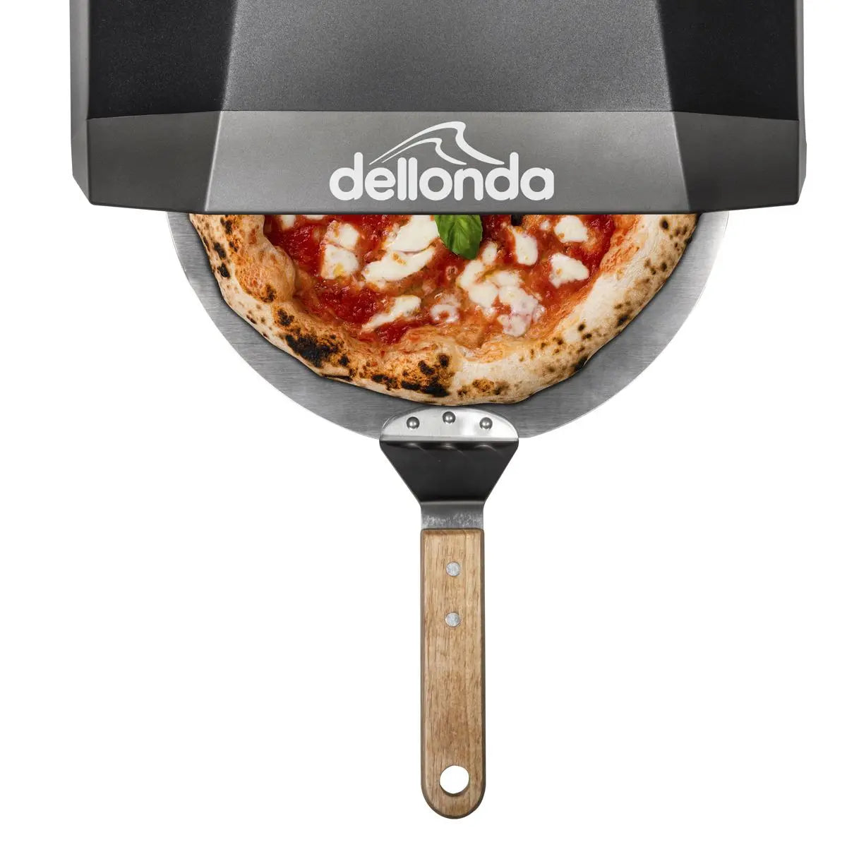 Dellonda Gas Pizza Oven with Gas Regulator, Water Resistant Cover/Carry Bag & 12" Pizza Peel  White Rose Tools