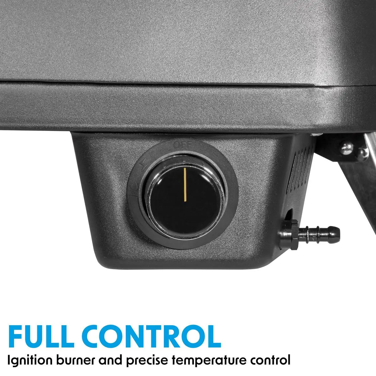 Dellonda Gas Pizza Oven with Gas Regulator, Water Resistant Cover/Carry Bag & 12" Pizza Peel  White Rose Tools