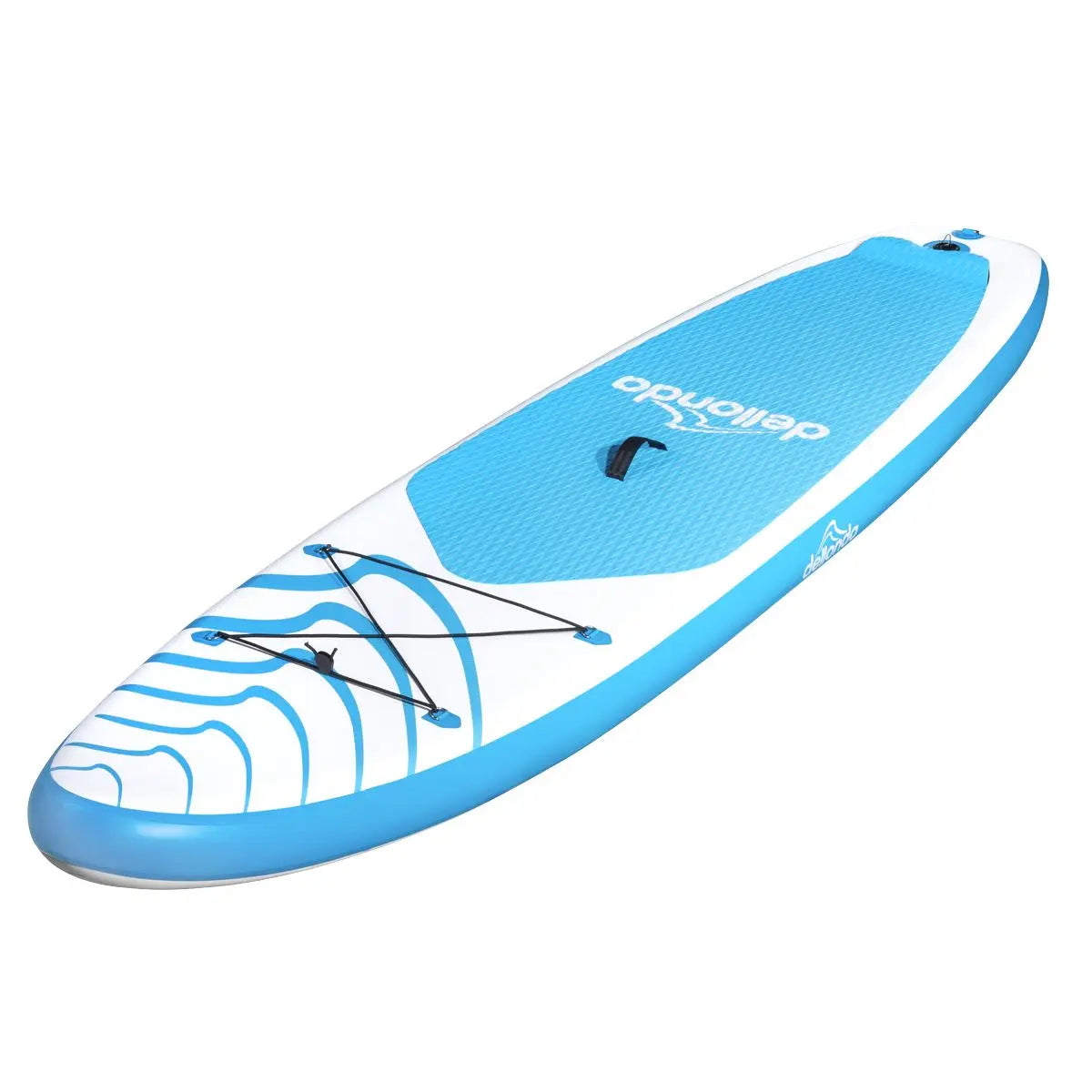 Dellonda Inflatable Stand Up Paddle Board 10'6" - Blue/White  White Rose Tools