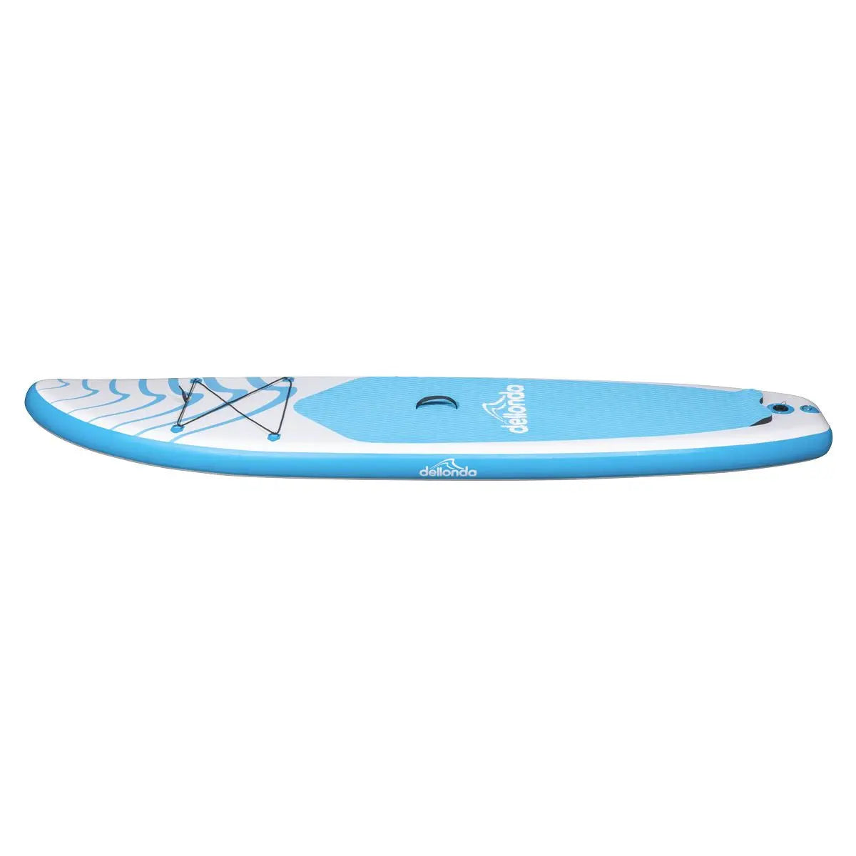 Dellonda Inflatable Stand Up Paddle Board 10'6" - Blue/White  White Rose Tools