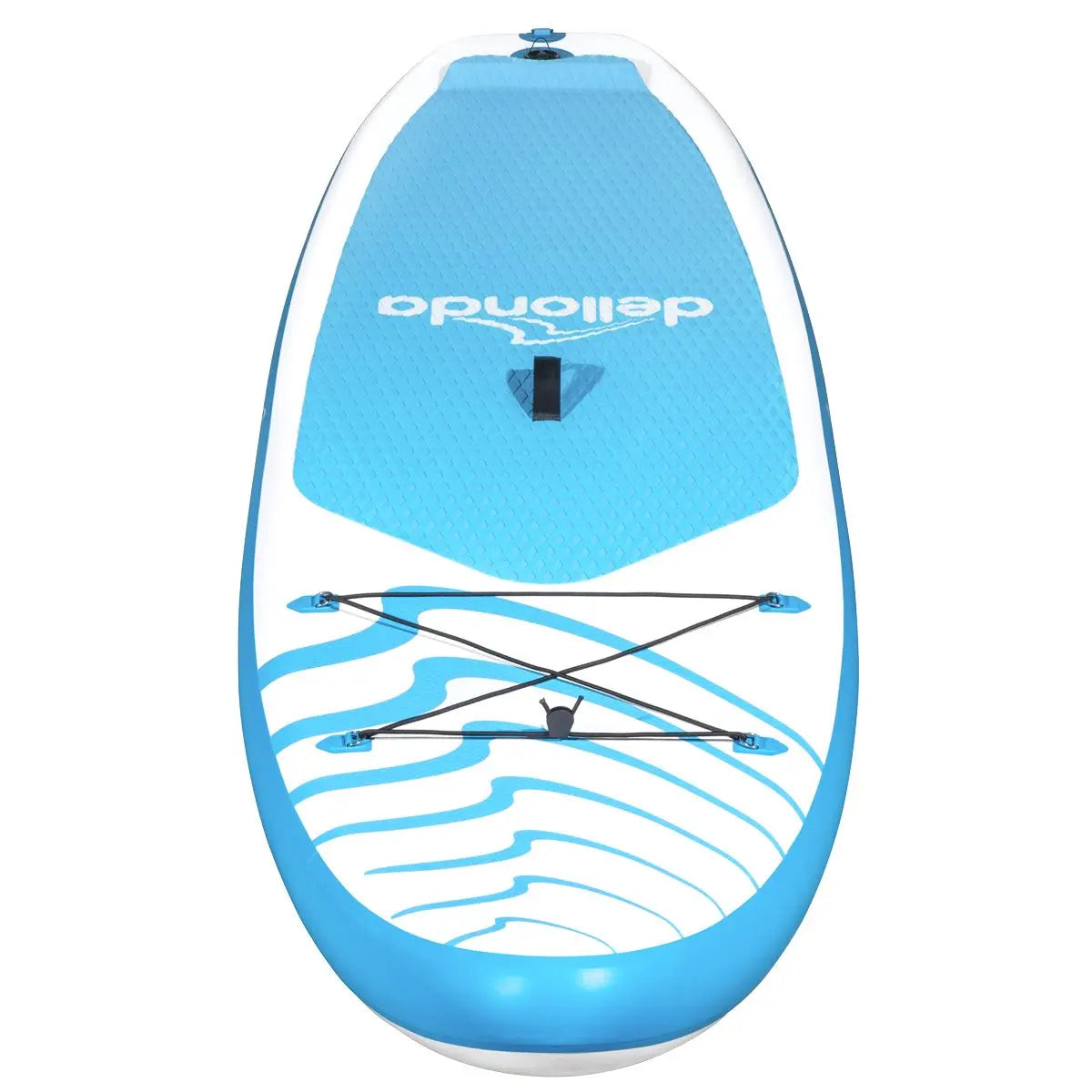 Dellonda Inflatable Stand Up Paddle Board 10'6" - Blue/White  White Rose Tools