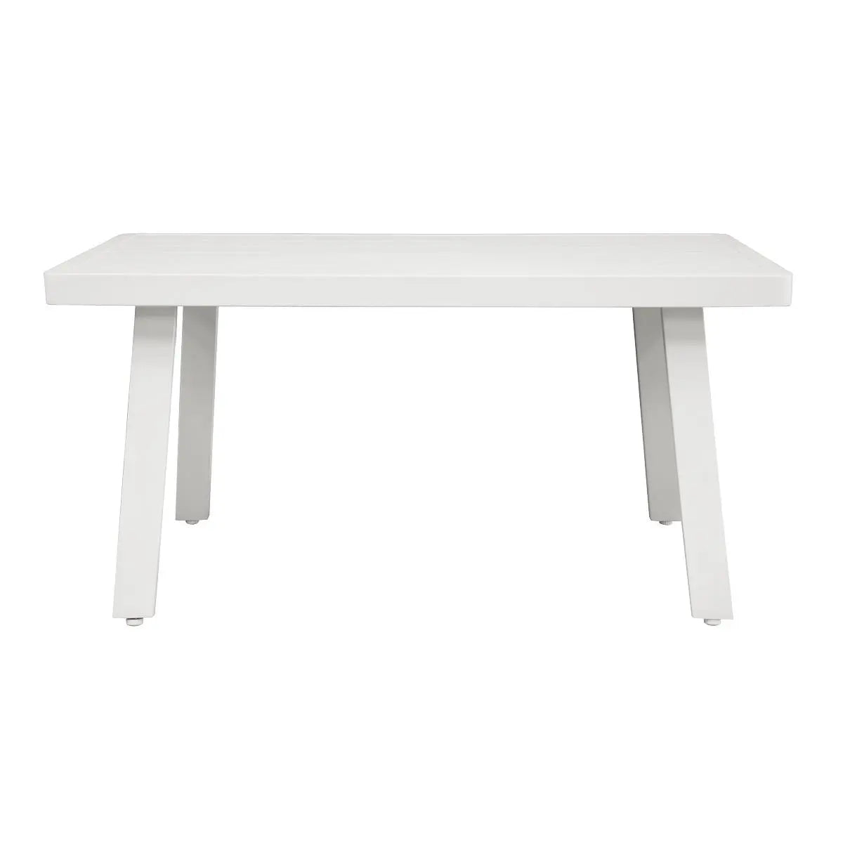 Dellonda Kyoto White 3-Piece Outdoor Garden Corner Sofa & Coffee Table Set  White Rose Tools