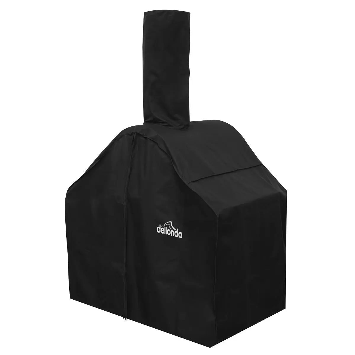 Dellonda Large Outdoor Wood-Fired Pizza Oven & Smoker with Side Shelves & Stand White Rose Tools